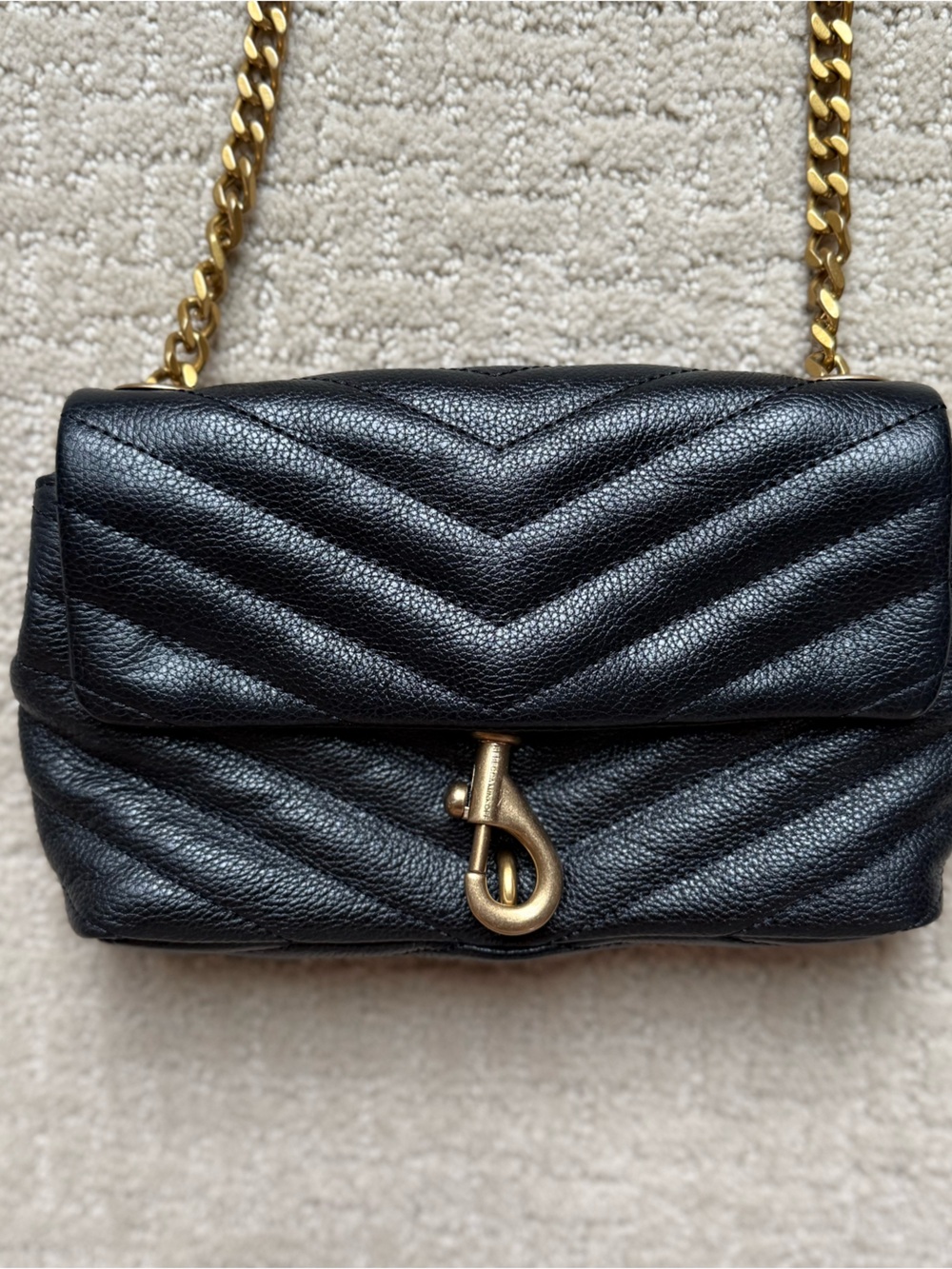 Rebecca Minkoff Edie Small Leather Crossbody Bag - Picture 2 of 16